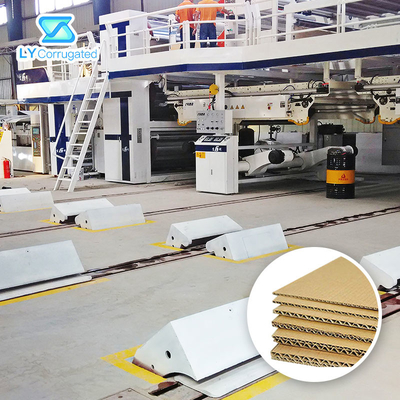 Linea di produzione del cartone ondulato di 7 pieghe 2800mm 200m/Min Operating Speed