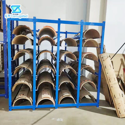 Parti blu della stampatrice di Flexo, scanalatura verticale dello scaffale di stoccaggio di 2m