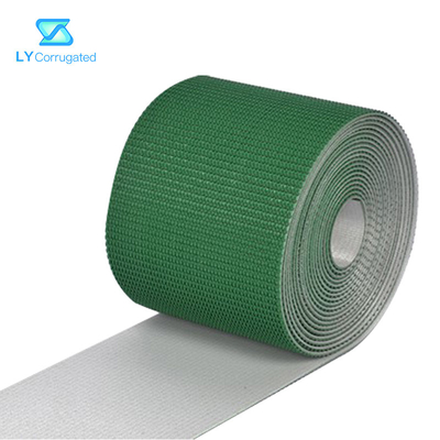 i pezzi meccanici di ondulazione di 4.5mm, 2 maneggiano il nastro trasportatore verde del PVC
