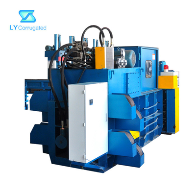 Macchina imballatrice del cartone riciclabile, pressa per balle orizzontale automatica 400-500kg/M3