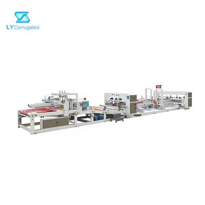 Cartella automatica Gluer del cartone ondulato di controllo dello SpA per il contenitore d'angolo di cartone 4 6