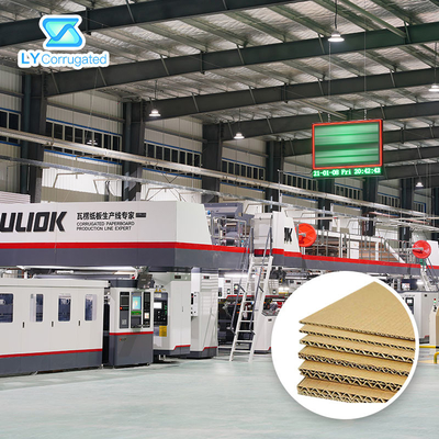 Linea di produzione del cartone ondulato di 5 pieghe