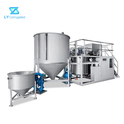 Macchina del cartone ondulato 22KW, macchina di fabbricazione adesiva del singolo barilotto SUS304
