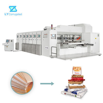 La stampante Slotter Machine Two di TUV Flexo colora 5000KG per il contenitore di imballaggio del contenitore di cartone