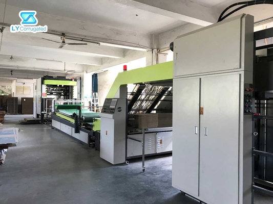 Macchina d'imballaggio del contenitore di cartone di Deplux, 148m/Min Flute Laminator Machine
