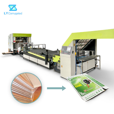 Macchina d'imballaggio del contenitore di cartone di Deplux, 148m/Min Flute Laminator Machine