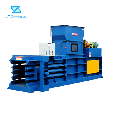 Macchina imballatrice del cartone riciclabile, pressa per balle orizzontale automatica 400-500kg/M3
